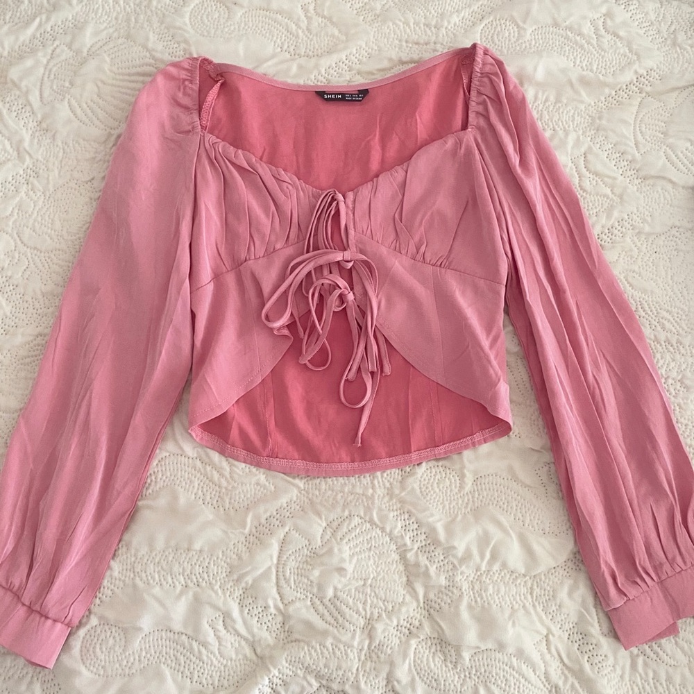 Sweetheart Pink Crop Top